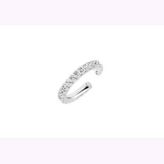 Ear Cuff 925/- rh mit Zirkonia