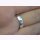 Bastian Inverun Ring mit Herzdetail aus mattiertem Silber mit einem Brillant