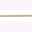 Schlangenkette aus vergoldetem Silber in 42 cm