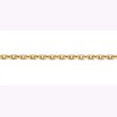 Diamantierte Ankerkette aus vergoldetem Silber in der...