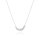 Sif Jacobs Halskette BELLUNO PICCOLO 925/- Silber rhodiniert mit weißen Zirkonia