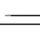 Bastian Inverun Kautschukreif in 925/- Silber, schwarz,...