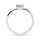 Ring aus 925/- Silber mit eine Zirkonia in Herzform