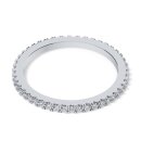 Memoire Ring 925/- Silber weiße Zirkonia